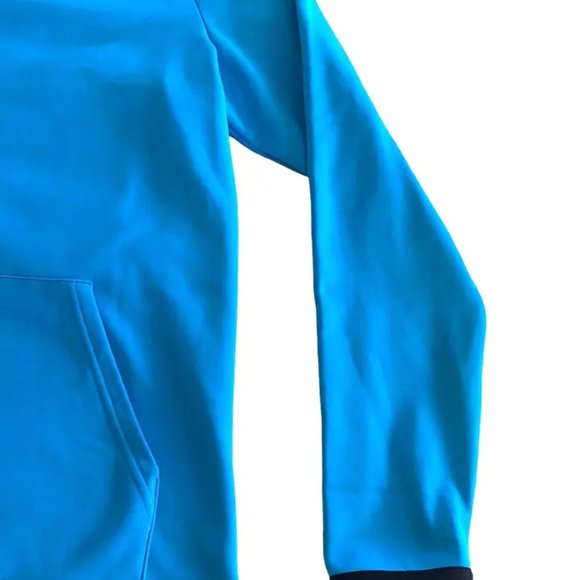 XERSION 3XL Big Tall Quick Dry Hawaiian Surf Blue Fleece Pullover Hoodie NWT - Picture 5 of 9